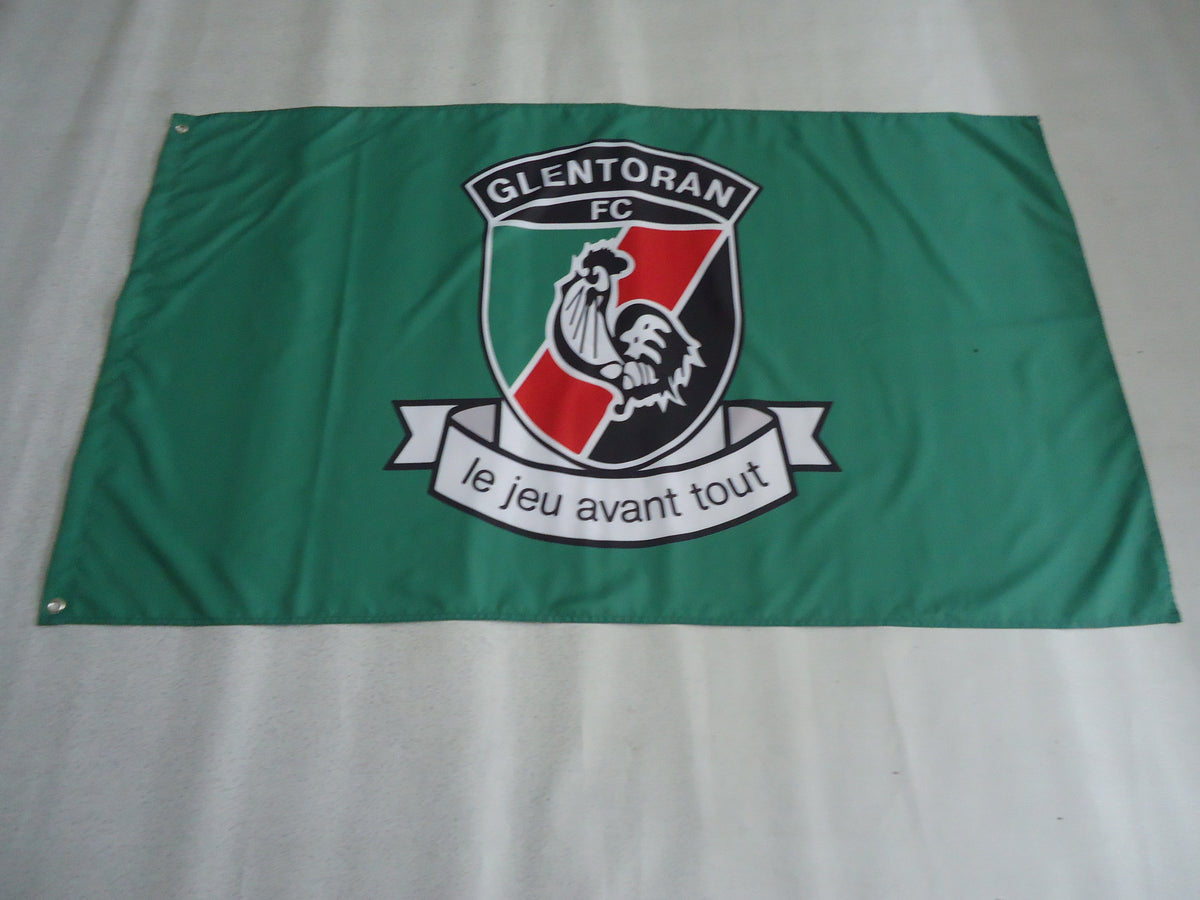 Glentoran F.C. Flag-3x5ft Banner-100% polyester - flagsshop