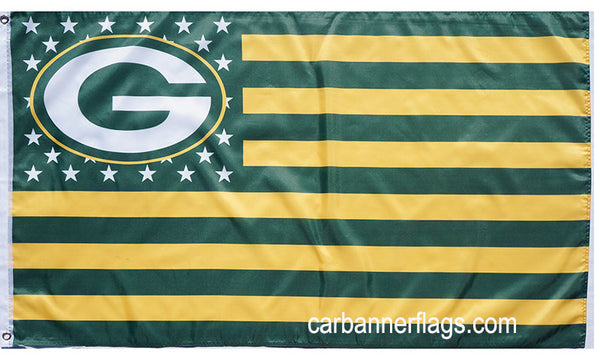 Green Bay Packers Flag-3x5 NFL Banner-100% polyester-super bowl - flagsshop