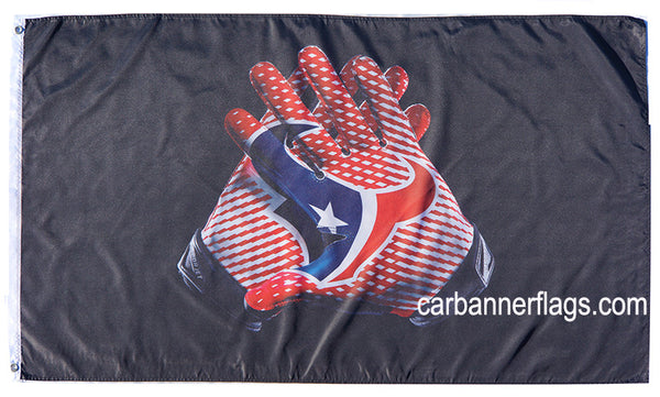 Houston Texans Flag-3x5 new NFL super bowl Banner-100% polyester-man cave-stripes-gloves-garden flags - flagsshop