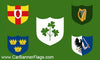 IRFU IRELAND RUGBY FLAG- IRISH RUGBY FOOTBALL IRELAND FLAGS-3'x5'Banner - flagsshop