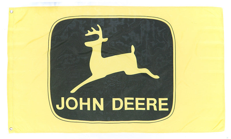 John deere flag-3x5 FT-100% polyester-Banner-one sided & 2 sided - flagsshop