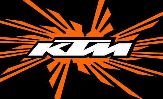 KTM Flag-3x5 Racing Banner-100% polyester-Black - flagsshop