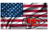 Kansas City Chiefs Flag-3x5 FT Banner-100% polyester-2 Metal Grommets-super bowl - flagsshop