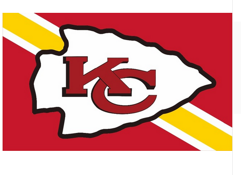 Kansas City Chiefs Flag-3x5 FT Banner-100% polyester-2 Metal Grommets-super bowl - flagsshop