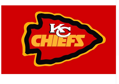 Kansas City Chiefs Flag-3x5 FT Banner-100% polyester-2 Metal Grommets-super bowl - flagsshop