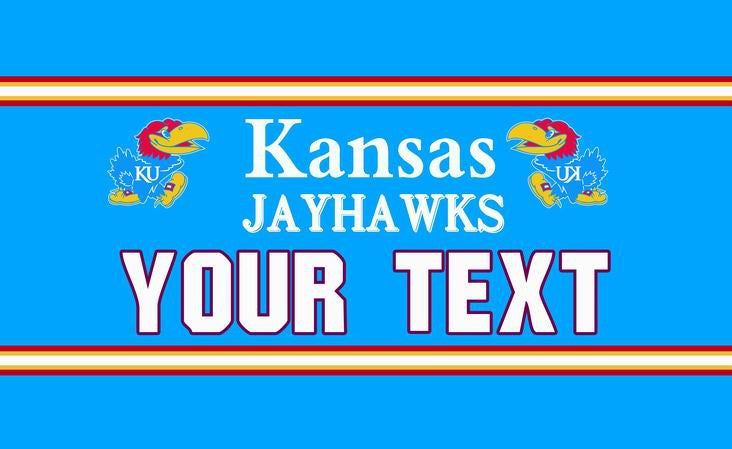 University of Kansas flag ,sales exhibition Brand,100% Polyester 90x150cm Activity show banner,flag king,Digital printing - flagsshop