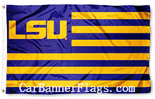 LSU Flag-Louisana State College Flag-LSU logo Educational institution flag - flagsshop