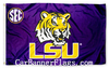 NCAA LSU Tigers Flag-Louisiana State University Banner -3x5FT 100% polyster