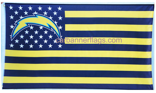 Los Angeles Chargers Flag-3x5 NFL San Diego Chargers Banner-100% polyester-super bowl - flagsshop