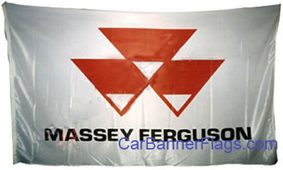 Massey Ferguson Flag-3x5 FT MF Banner-100% polyester-2 Metal Grommets - flagsshop
