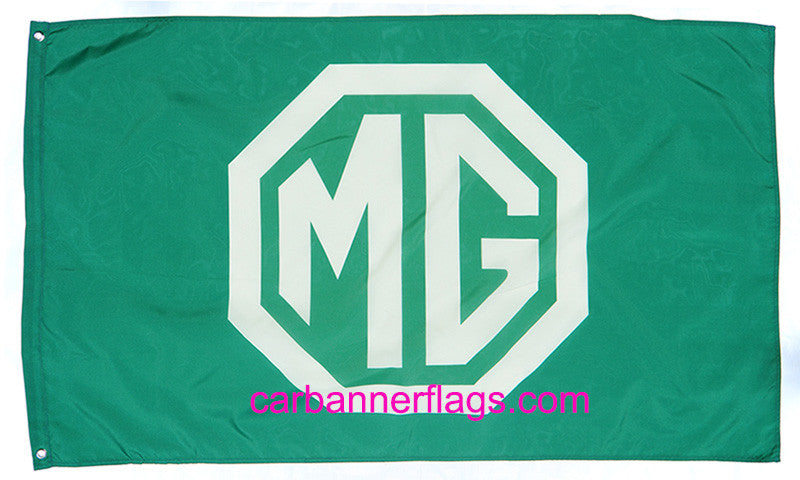 MG 3ft X 5ft Car Racing Banner - MG Midget Logo, Fast Shipping