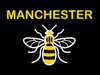 MANCHESTER BEE Flag-3x5 FT Banner-100% polyester-2 Metal Grommets - flagsshop
