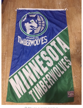 Minnesota Timberwolves Flag-3x5 Banner-100% polyester - flagsshop