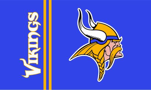 Minnesota Vikings Flag-3x5 NFL Minnesota Vikings Flag Banner-100% polyester-super bowl - flagsshop