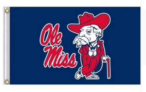 Mississippi Rebels flag-3x5 FT Banner-100% polyester-2 Metal Grommets - flagsshop
