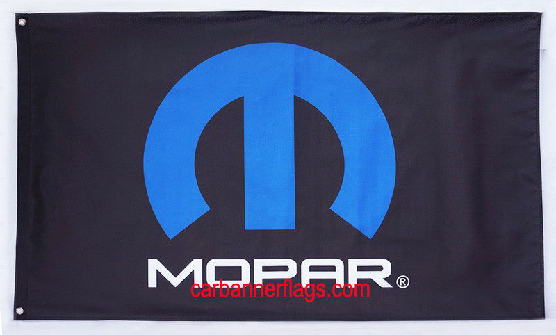 Mopar Flag-3x5 Checkered Banner-Metal Grommets - flagsshop