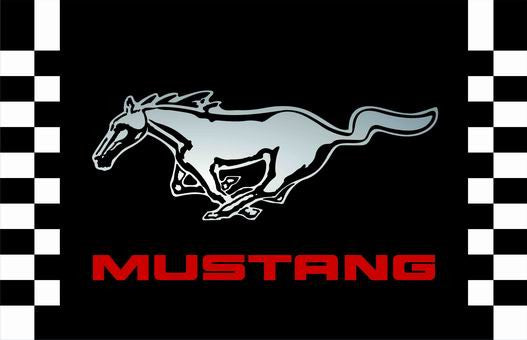 Ford Mustang Flag-3x5 Banner-100% polyester - flagsshop