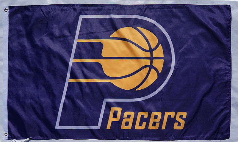 Indiana Pacers Flag-3x5 Banner-100% polyester - flagsshop