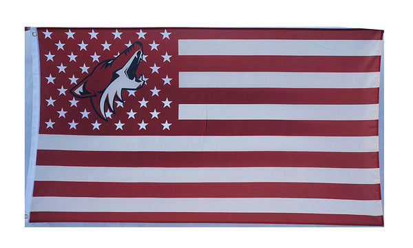 Phoenix Coyotes Flag-3x5 Banner-100% polyester - flagsshop
