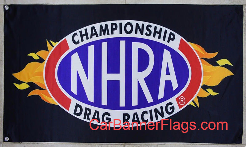 Nhra Drag Racing Championship Flag-3x5 FT Banner-100% polyester-2 Metal Grommets - flagsshop