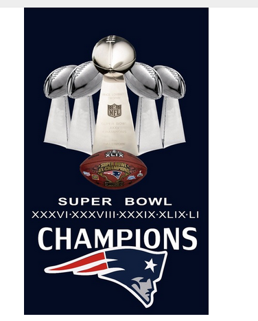 New England Patriots Flag-3x5 NFL Banner-100% polyester-super bowl - flagsshop