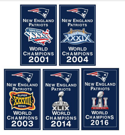 New England Patriots Flag-3x5 NFL Banner-100% polyester-super bowl - flagsshop