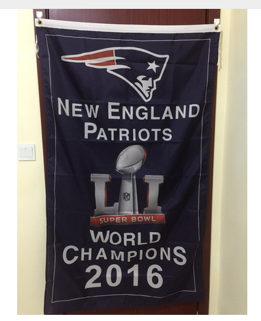 New England Patriots Flag-3x5 NFL Banner-100% polyester-super bowl - flagsshop