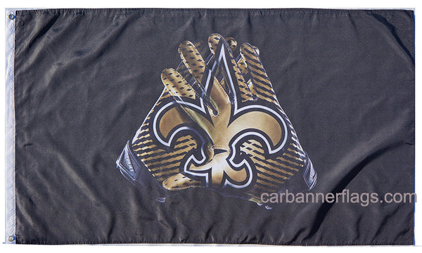 New Orleans Saints Flag-3x5 NFL Banner-100% polyester- Free shipping for USA - flagsshop