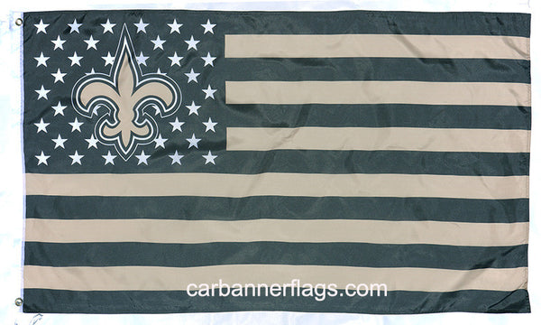 New Orleans Saints Flag-3x5 NFL Banner-100% polyester- Free shipping for USA - flagsshop