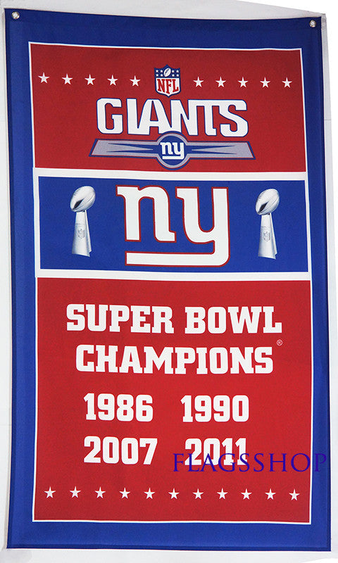 New York Giants Flag-3x5 NFL Banner-100% polyester - flagsshop