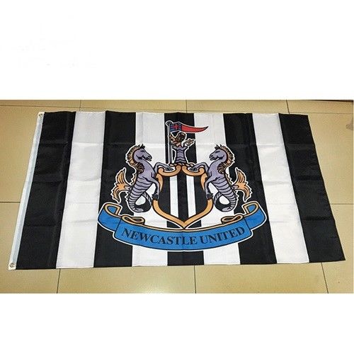 Newcastle United Football Club Flag-3x5 NUFC Banner-100% polyester - flagsshop