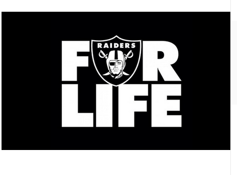 Oakland Raiders Flag-3x5 NFL Banner-100% polyester-black - flagsshop