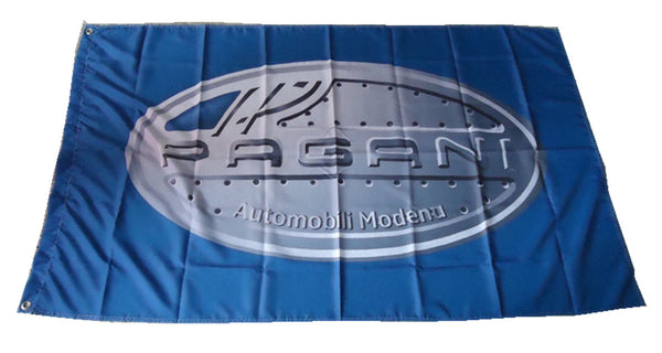 Pagani Automobili Flag-3x5 Banner-100% polyester-Blue - flagsshop