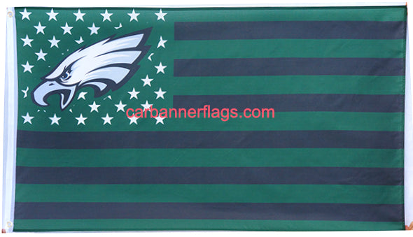 Philadelphia Eagles Flag-3x5FT new NFL Philadelphia Eagles Flag Banner-100% polyester-Strips & Stars-gloves