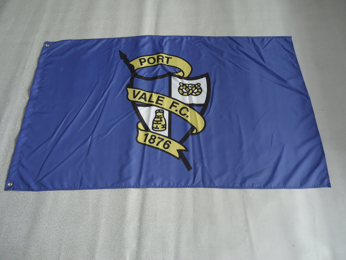 Port Vale Flag-3x5 Banner-100% polyester - flagsshop
