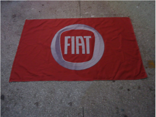 Fiat Flag-3x5 Fiat racing Banner-Metal Grommets - flagsshop