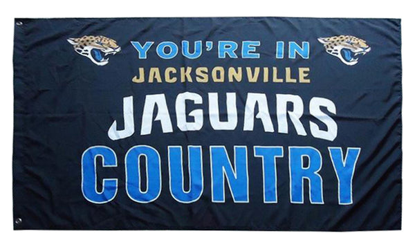Jacksonville Jaguars Flag-3x5 NFL super bowl Banner-100% polyester- Free shipping for USA - flagsshop