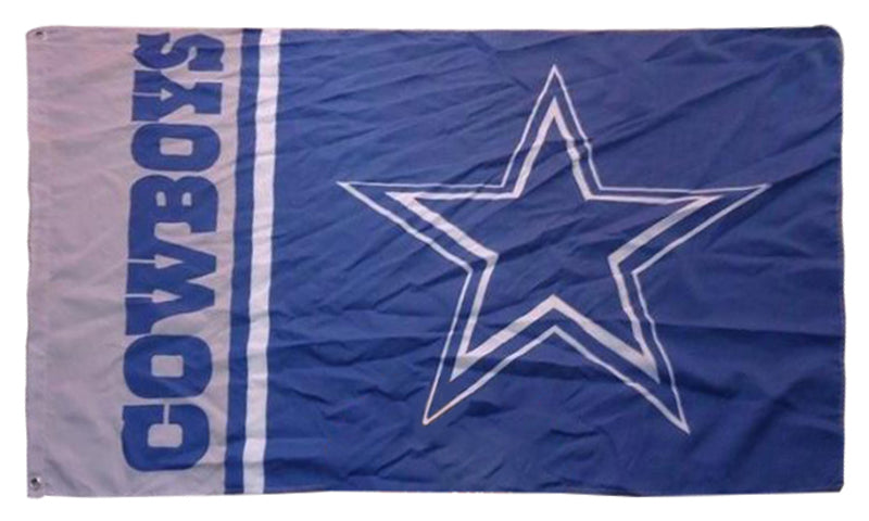 NFL Dallas Cowboys NFL Dallas Cowboys 3' x 5' Flag with Grommetsnfl 3' x 5' Flag with Grommets, Navy, Gray, Team Color