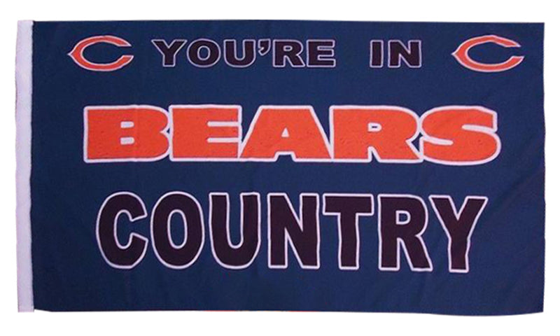 Chicago Bears Nation USA American Country 3x5 Flag