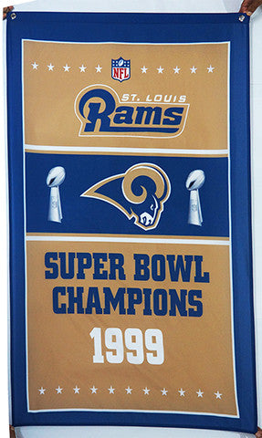 St. Louis Rams Flag-3x5 NFL Los Angeles Rams Banner-100% polyester ...