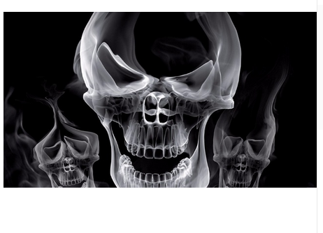 Skull Flag-3x5 Banner-100% polyester - flagsshop