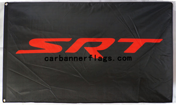 Dodge SRT Hellcat Flag-3x5 Banner-100% polyester-Black - flagsshop