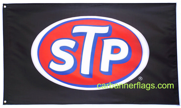 STP Flag-3x5 FT-Black-100% polyester-2 Metal Grommets Banner-Black - flagsshop