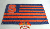 Syracuse University Flag 3 ' X 5 ' Fan bandera 150 X 90 CM bandera de cobre amarillo del metal agujeros NCAA Flag - flagsshop