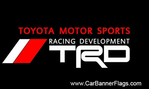 TRD Flag-Toyota TRD Flag-TRD Toyota Motor Sports Racing Flag-3x5 FT Banner-100% polyester-2 Metal Grommets - flagsshop
