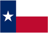 Texas State Flag-3x5 FT Banner-100% polyester-2 Metal Grommets
