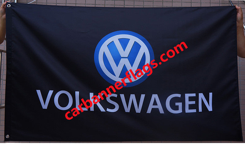 VW Volkswagen Flag-3x5 Banner-100% polyester - flagsshop
