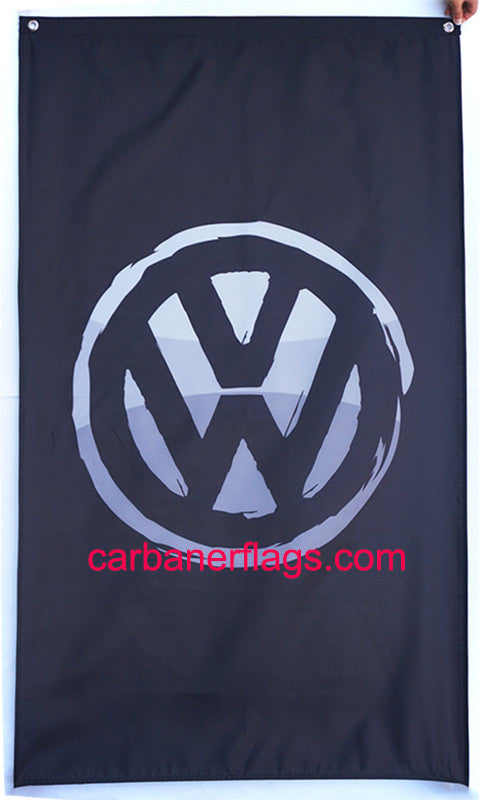 VW Volkswagen Flag-3x5 Banner-100% polyester - flagsshop