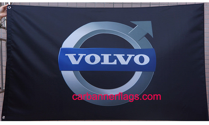 Volvo Flag-Volvo Racing Flag3x5 Banner-100% polyester-black - flagsshop