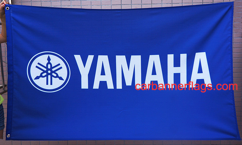 Yamaha Flag-3x5 Banner-100% polyester-blue - flagsshop